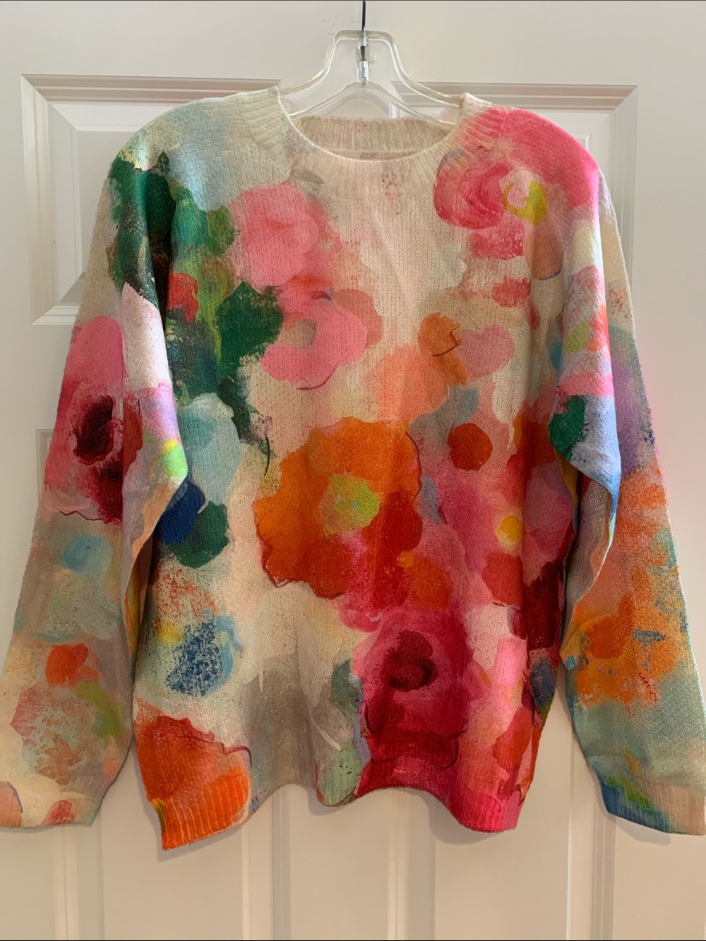 Floral Print Sweater